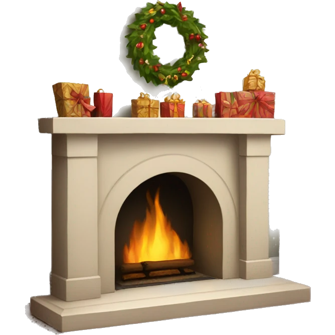 fireplaces Christmas  emoji