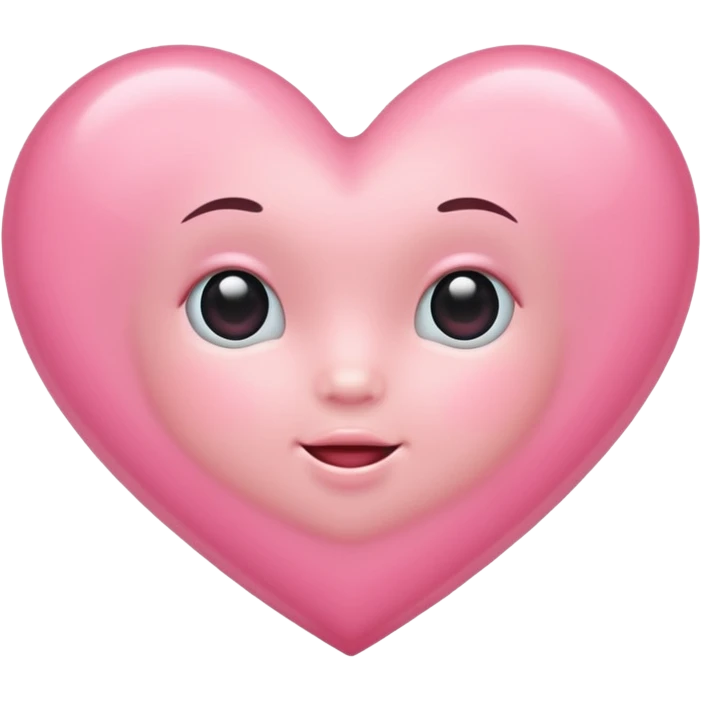 Baby Pink heart emoji