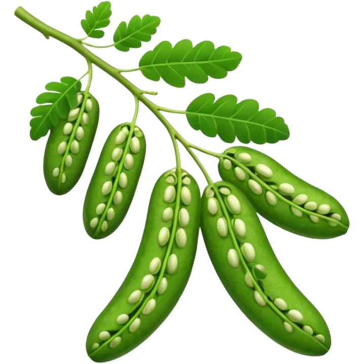 Moringa
oleifera  fruit  emoji