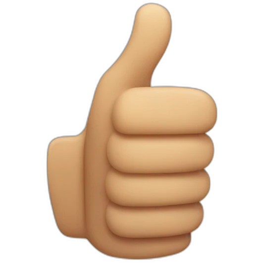Thumbs up emoji