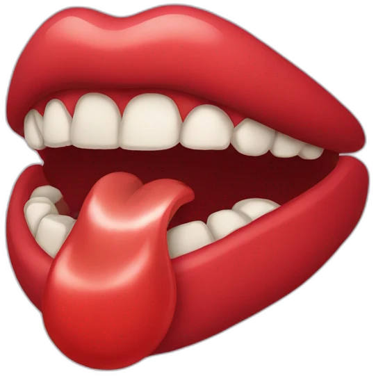 Bouche emoji
