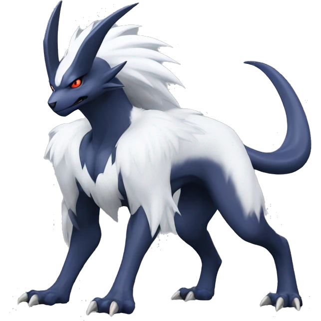 Edgy Cool Nargacuga-Absol-Pokémon Full Body Detailed High Quality emoji