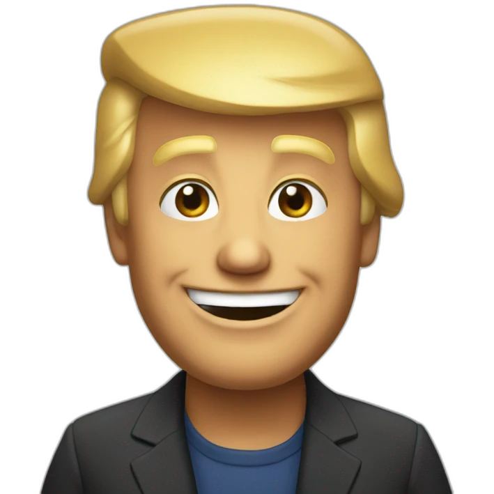 happy donald Trump emoji
