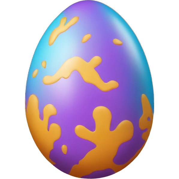dyed easter egg emoji