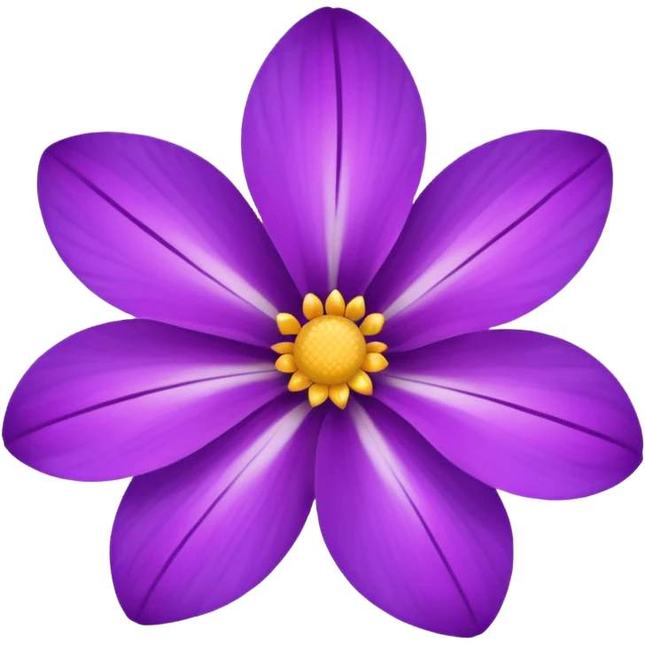 Purple flower emoji