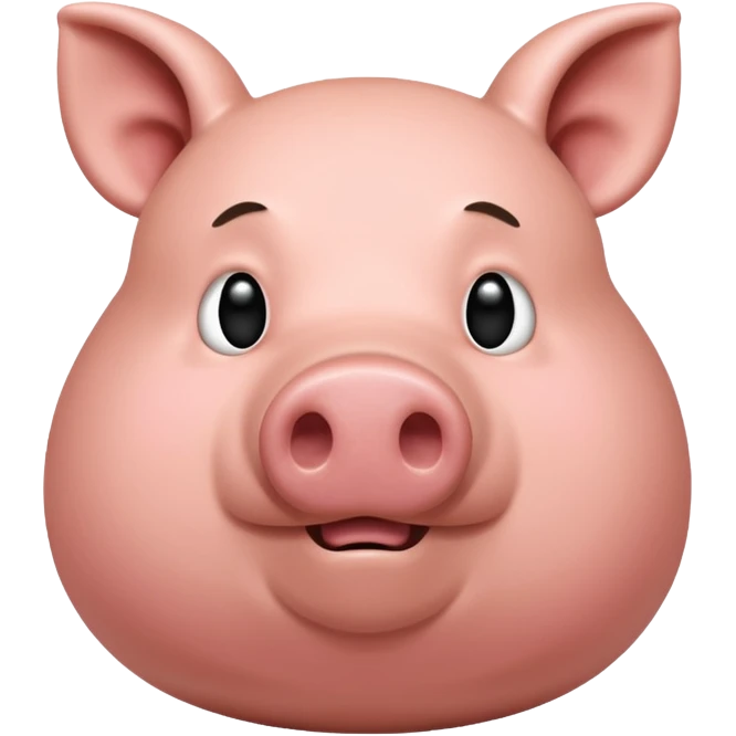 Un cochon qui fait stop  emoji