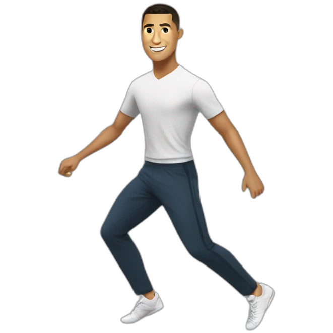 Ronaldo dancing emoji