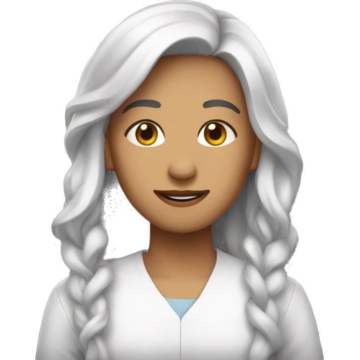 Новогодний ангел девушка emoji