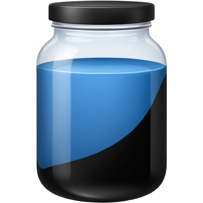 Paint Color Jar black emoji