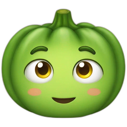 Cute cumber emoji