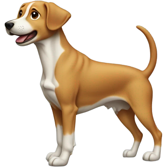 dog on top calling  emoji
