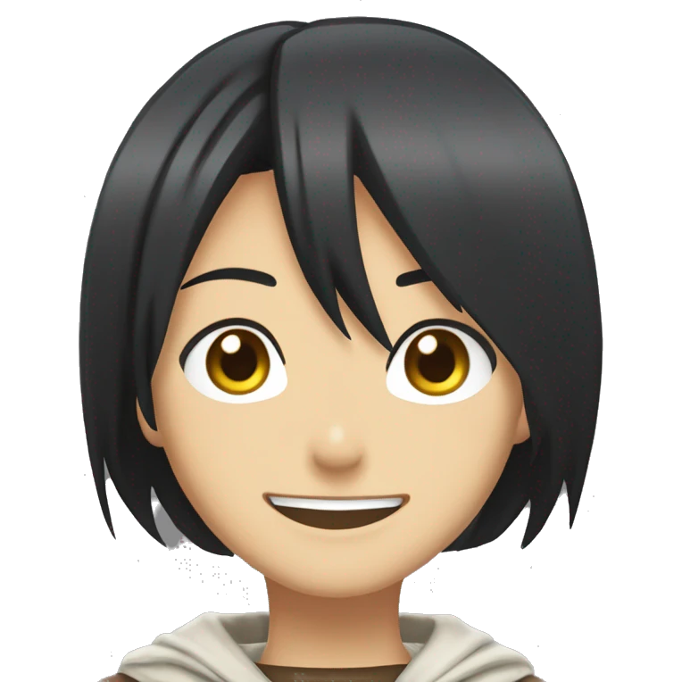 Mikasa Ackerman smile emoji
