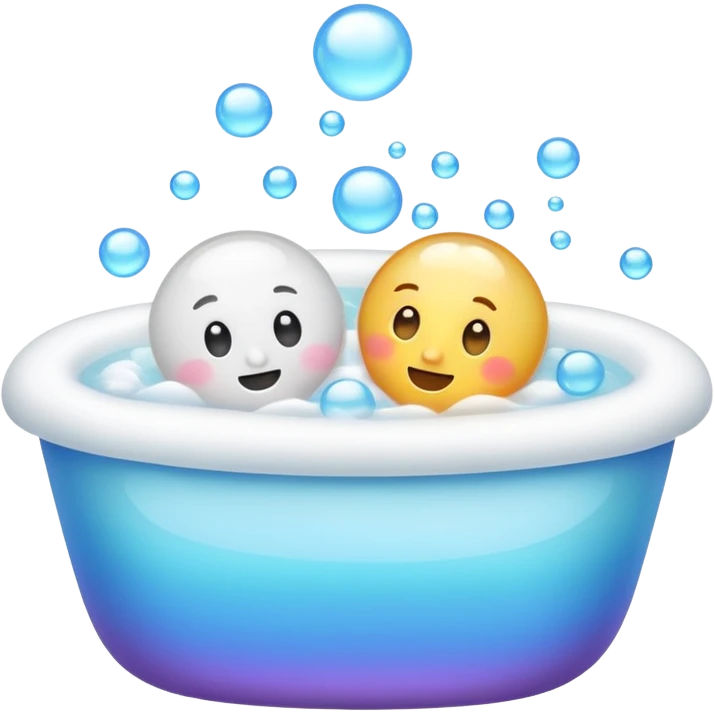 Bubble bath emoji