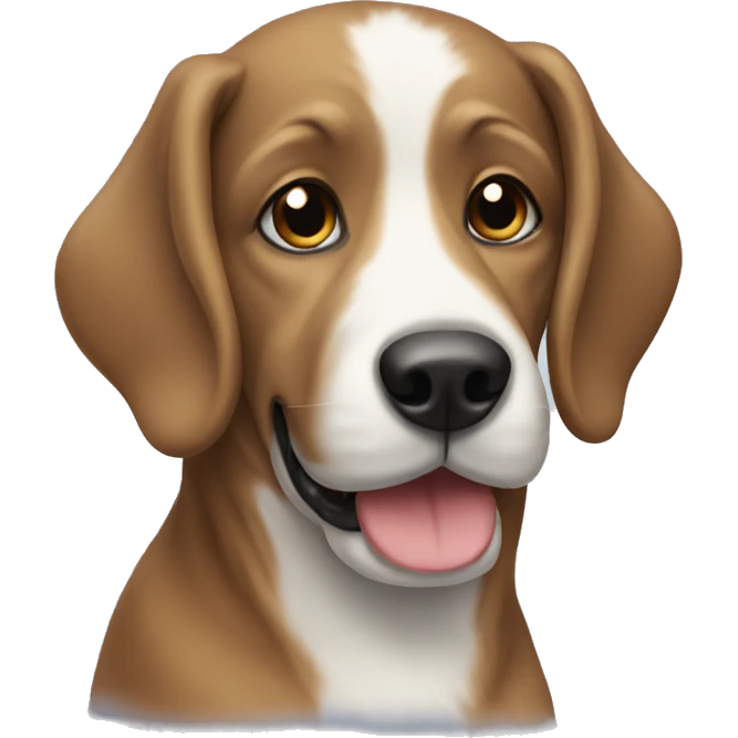 Christmas dog emoji
