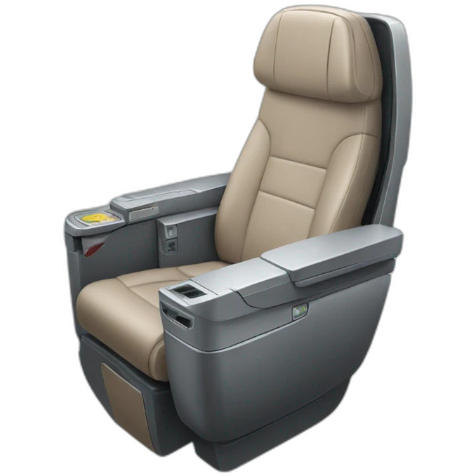 business class seat on the plane emoji