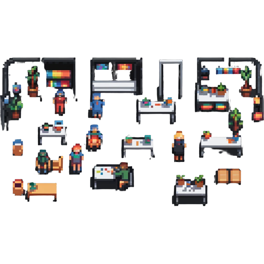 inclusive activity space with people of different abilities together emoji