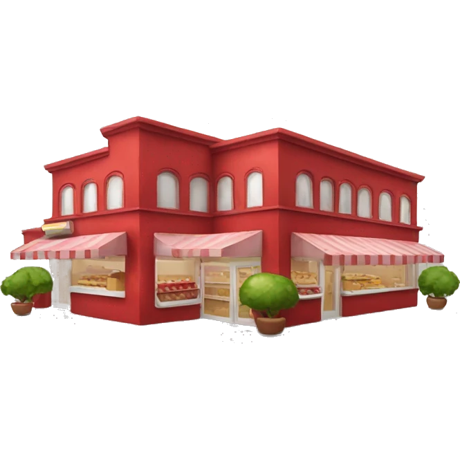 red apple shop emoji