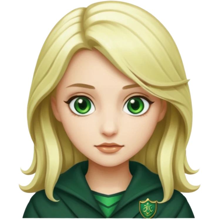 hot blonde Slytherin girl emoji