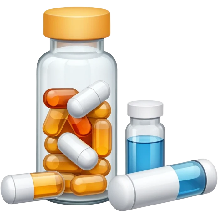 medicine pills and bottle emoji