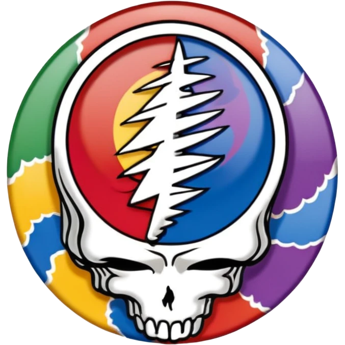 Grateful Dead steal your face logo emoji