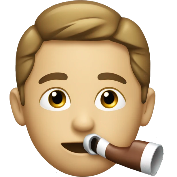 An emoji with a whistle in the mouth, representing strategic play or important moments. emoji