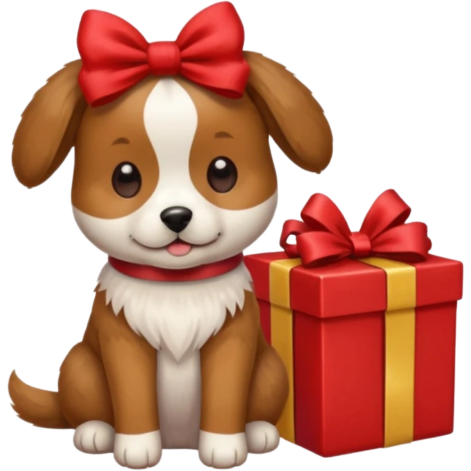 dog in present emoji