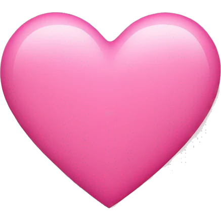 Pink heart emoji