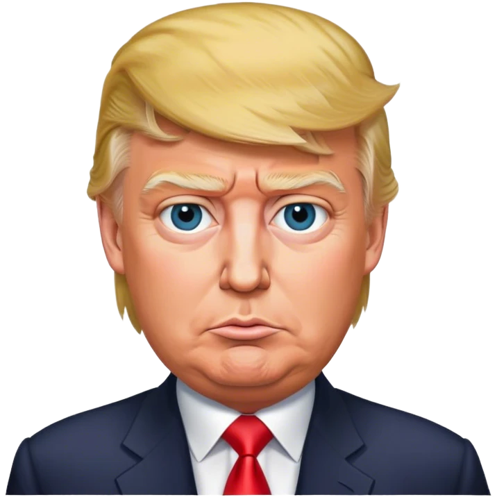 photorealistic Donald Trump emoji