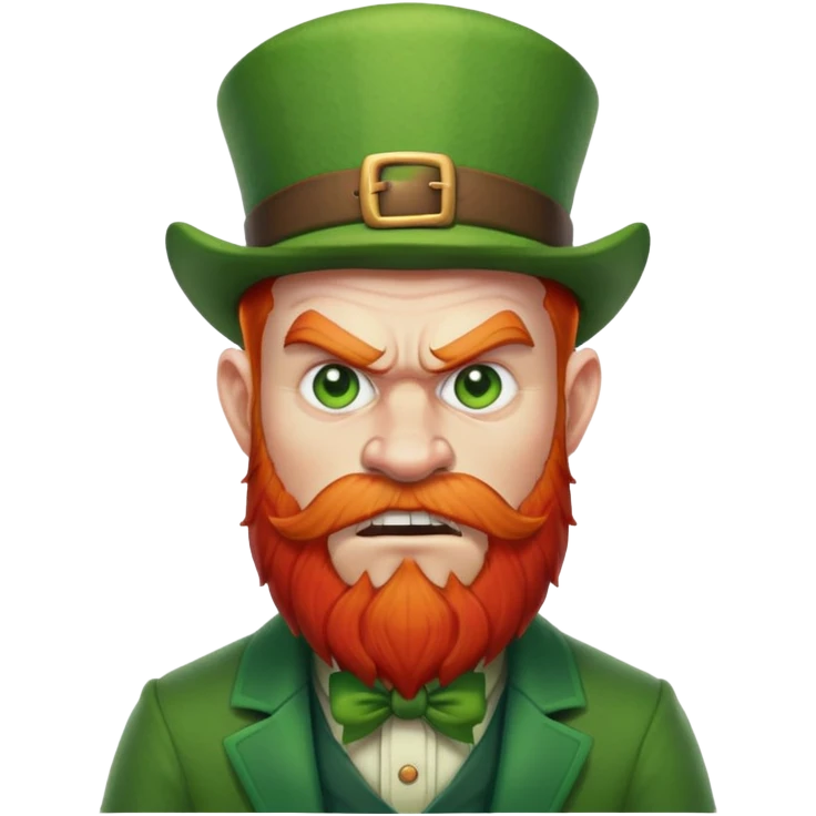 angry tall leprechauns  emoji
