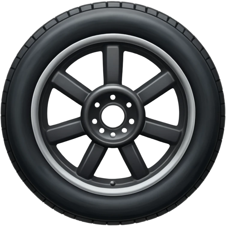 black plane wheel emoji