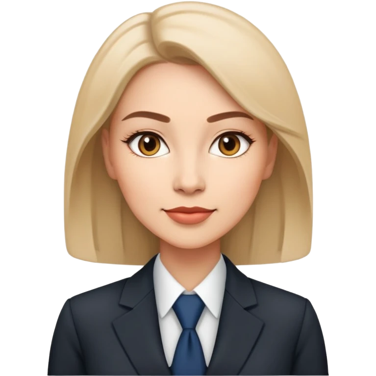 ceo woman confidently wears smart business attire emoji