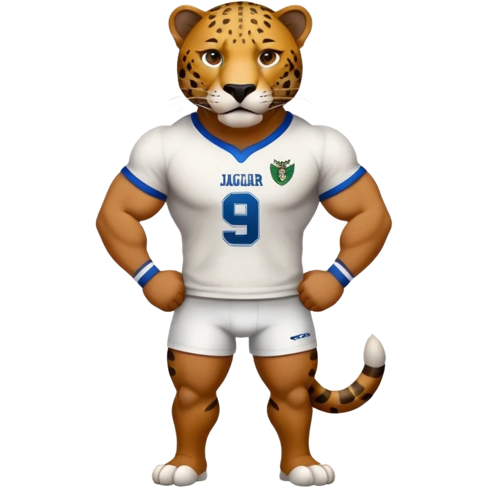 Jaguar wearing alumni rugby club t shirt  emoji