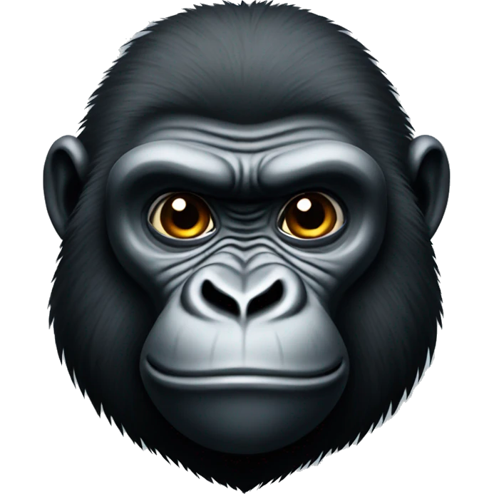 Gorilla middle emoji