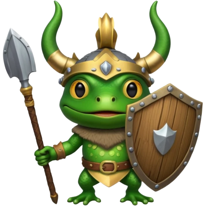 viking frog emoji