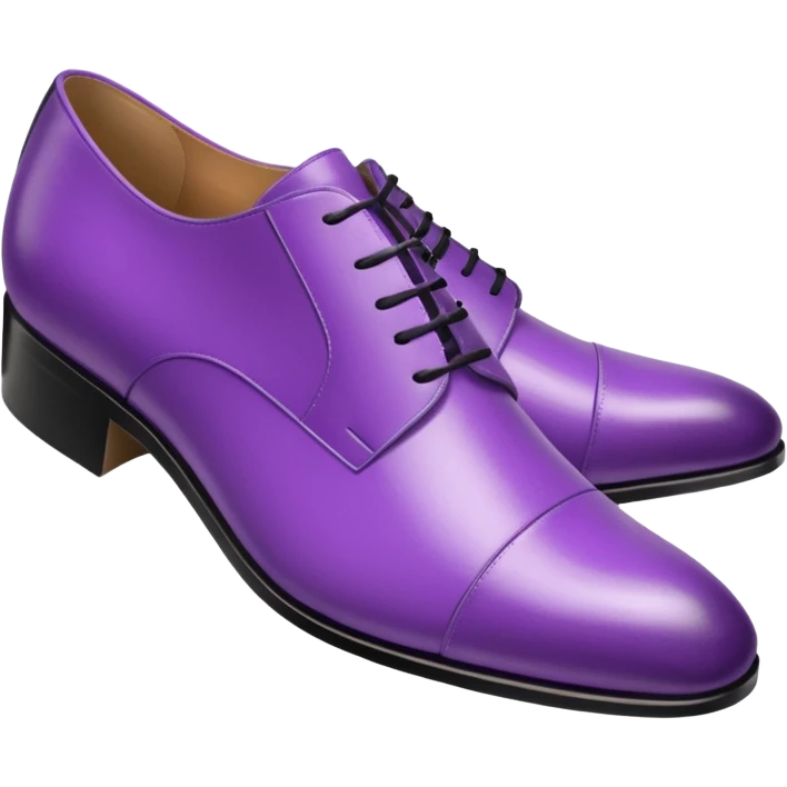 purple suit shoe emoji