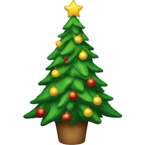 Christmas tree emoji