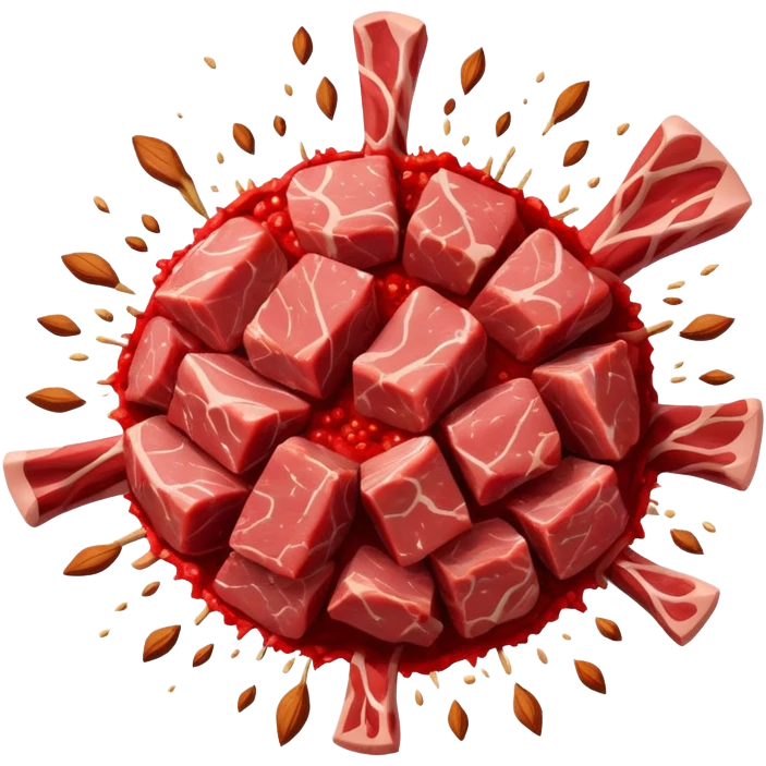 Meat blast emoji