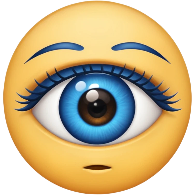 Cute eye  emoji