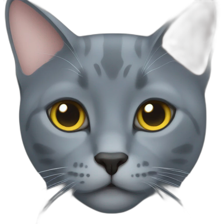 russian blue cat emoji