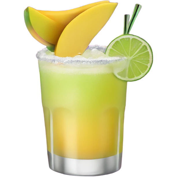 Frozen Mango margarita  emoji