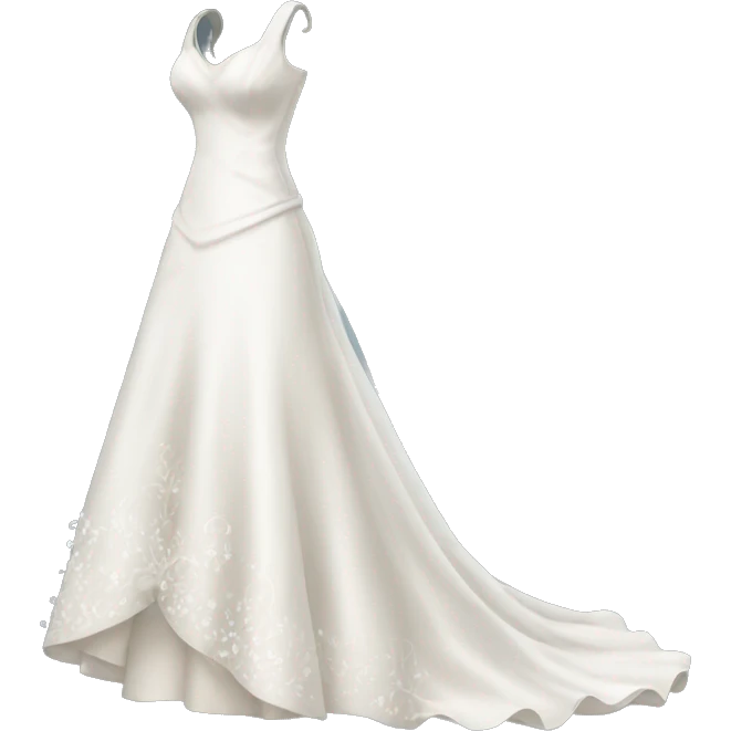 Wedding dress emoji