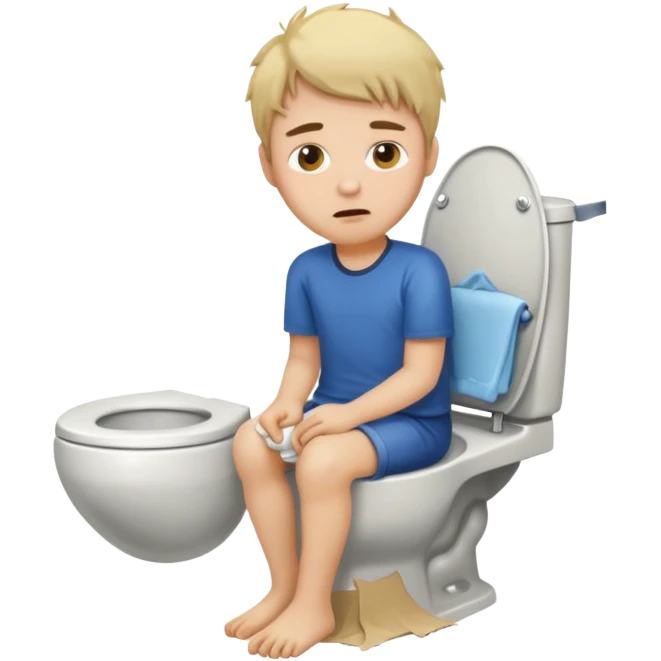 making shit at the bathroom emoji