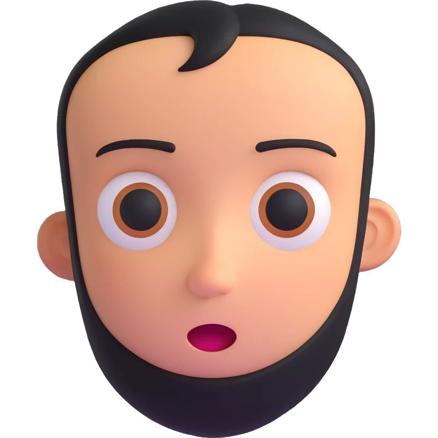 personalized cartoon avatar with expressive face emoji