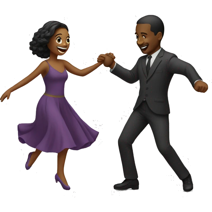 Couple dancing emoji