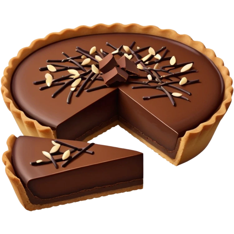 Chocolate tart emoji