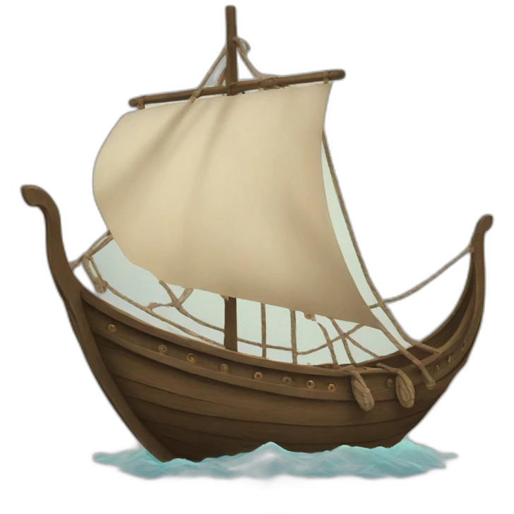 boat viking emoji
