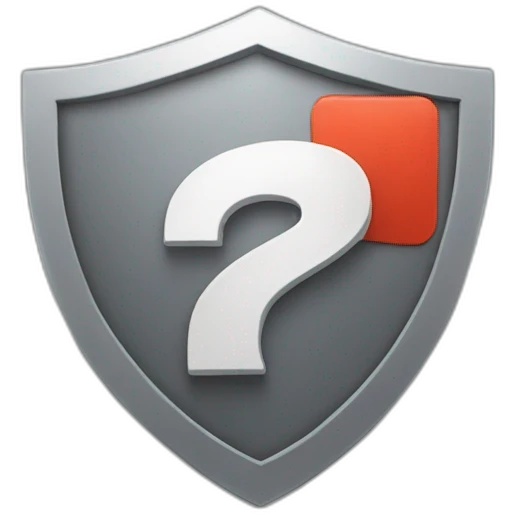 checkmark on the gray shield emoji