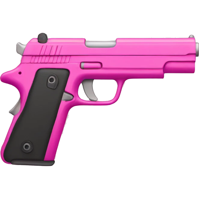 pink gun emoji
