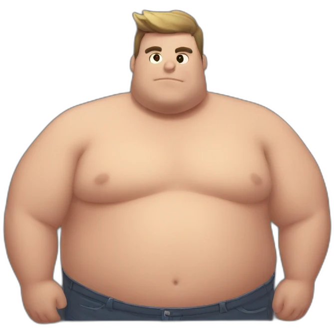 fat discord mod shirtless(image that i can put in discord) emoji