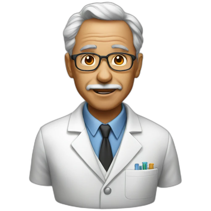 scientific man 50 year emoji